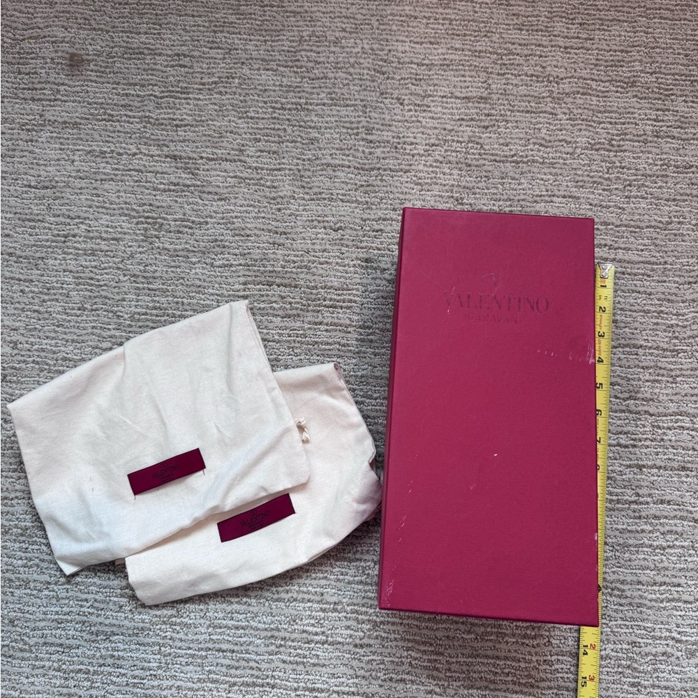 Valentino Red Shoe Box with Dust Bags